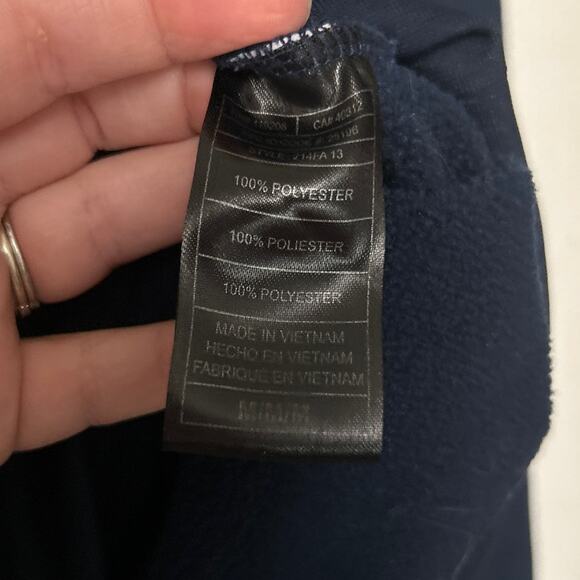 Michigan Wolverines Hoodie Adidas Men's Blue Maze Long Sleeve Sweatshirt Medium - Picture 6 of 9